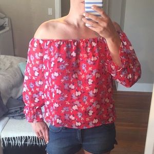 Express off the shoulder blouse
